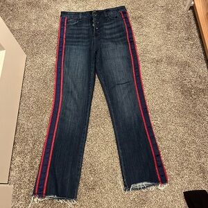 Vervet Crop Flare Jean